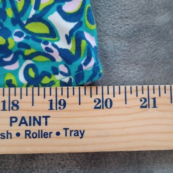 Lilly Pulitzer Windsor Sea Strapless Dress Womens Small Blue Green Pima Cotton - Picture 10 of 16